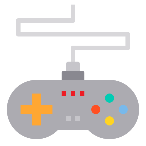 Game controller itim2101 Flat icon