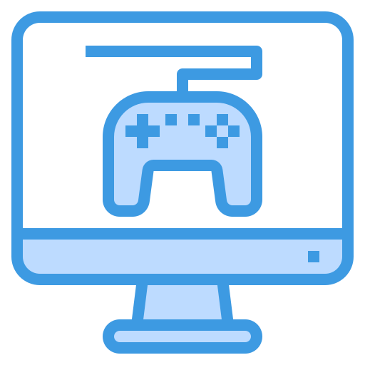 Computer game itim2101 Blue icon