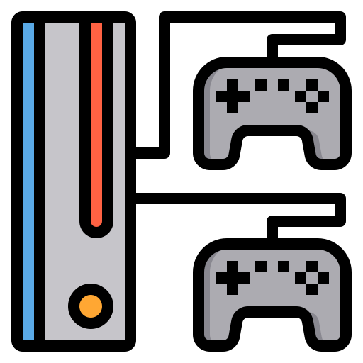 consola de juego itim2101 Lineal Color icono