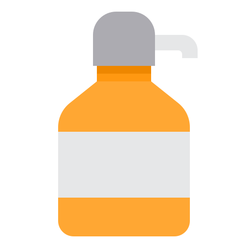 Soap bottle itim2101 Flat icon