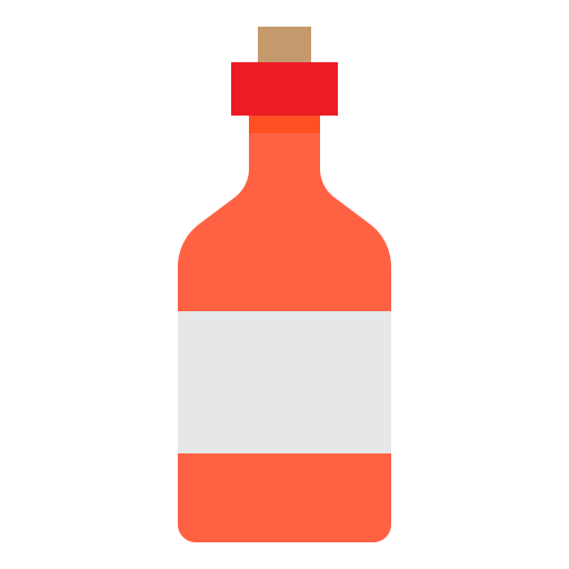 Wine bottle itim2101 Flat icon