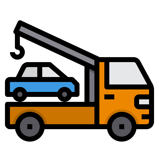 Tow truck itim2101 Lineal Color icon