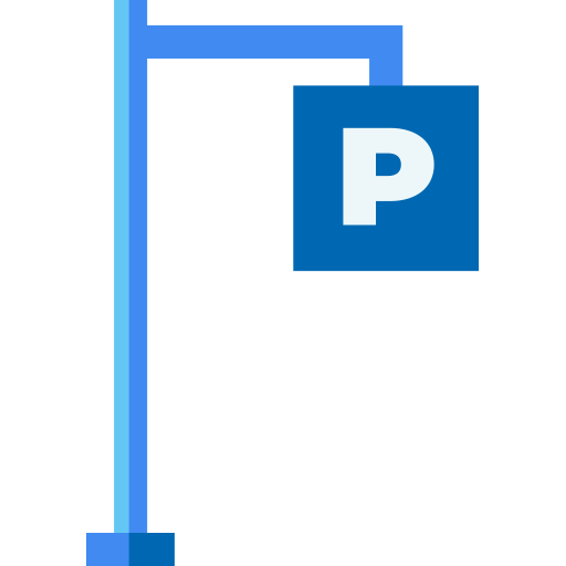 parkplatz Basic Straight Flat icon
