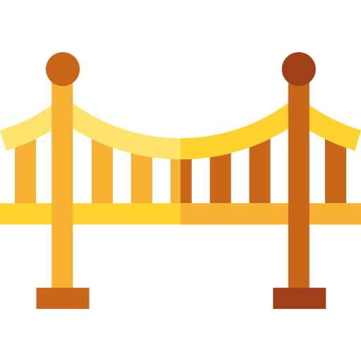pont Basic Straight Flat Icône
