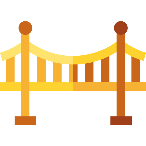 brücke Basic Straight Flat icon