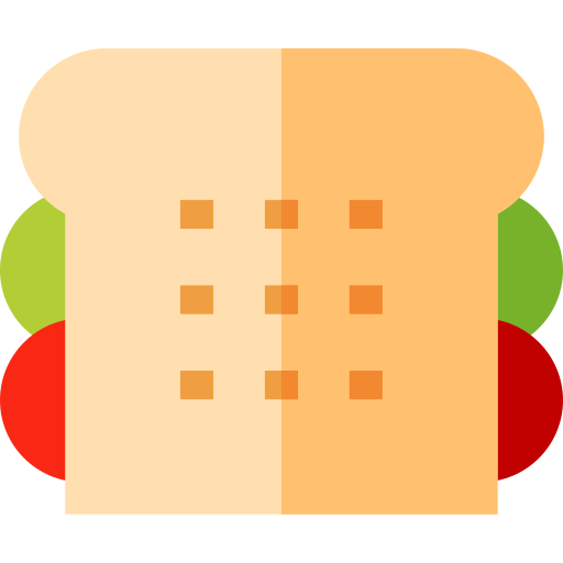 Sandwich Basic Straight Flat icono