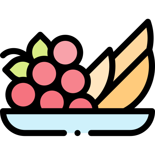 Fruits Detailed Rounded Lineal color icon