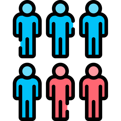 Personas Special Lineal color icono