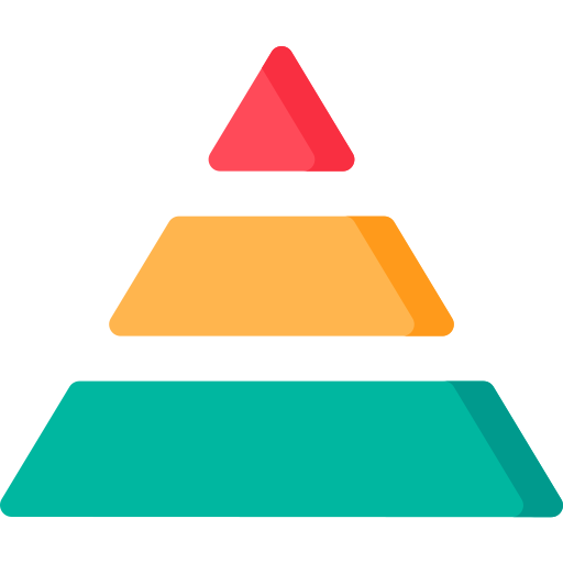 wykres piramidy Special Flat ikona