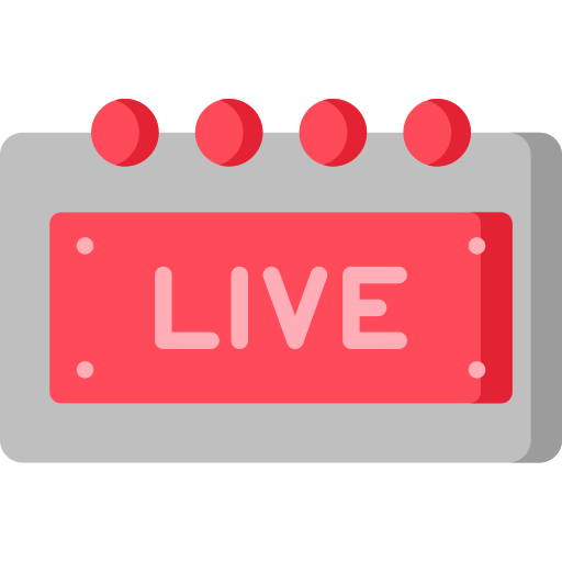Live sign Special Flat icon