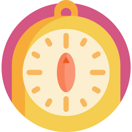 Kitchen timer Detailed Flat Circular Flat icon