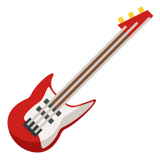 elektrische gitarre mynamepong Flat icon