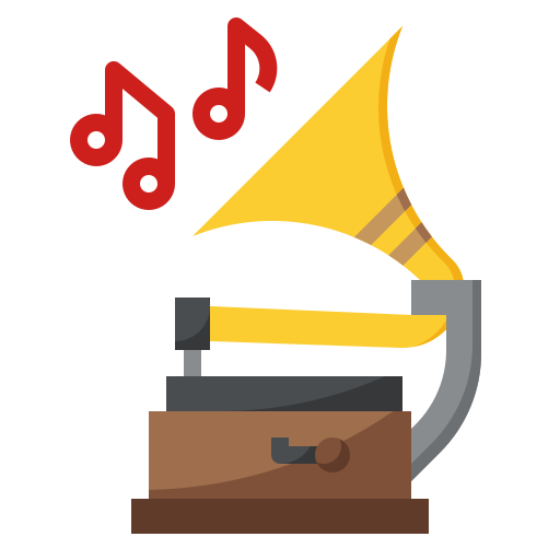 grammophon mynamepong Flat icon