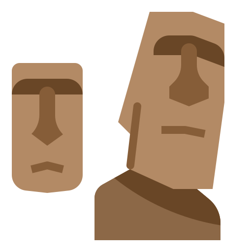 moai mynamepong Flat icoon