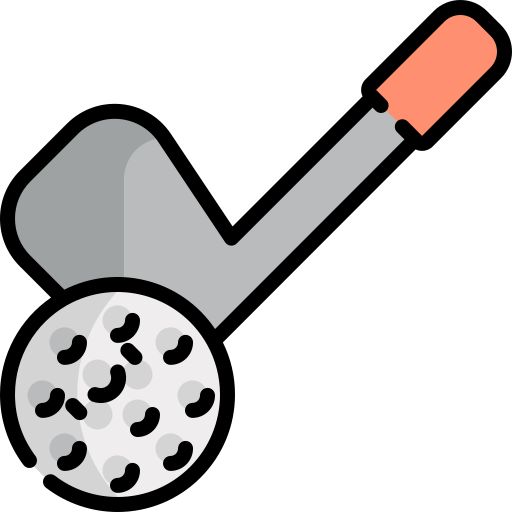 ゴルフ Kawaii Lineal color icon