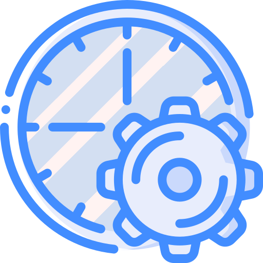 時間 Basic Miscellany Blue icon