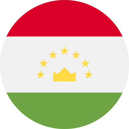 tayikistán Flags Rounded icono