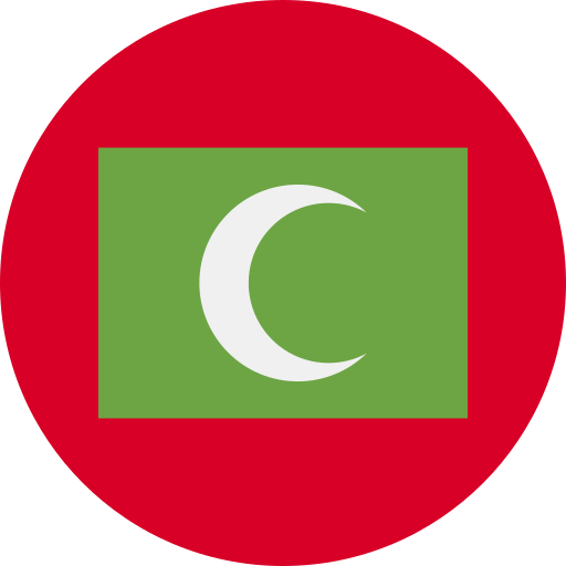 maldive Flags Rounded icona