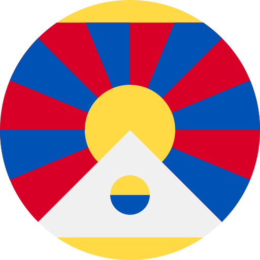tybet Flags Rounded ikona