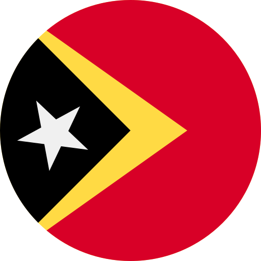 timor oriental Flags Rounded Icône