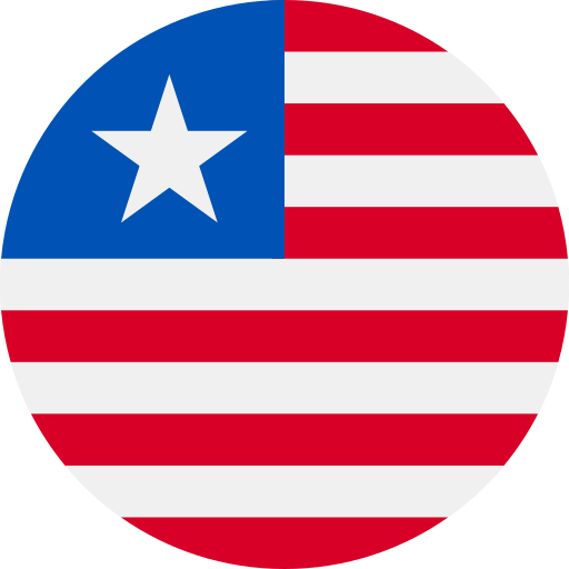 liberia Flags Rounded icona