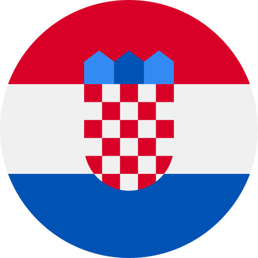 kroatië Flags Rounded icoon