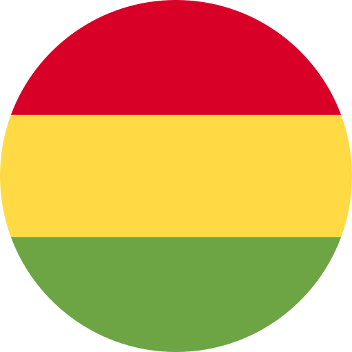 boliwia Flags Rounded ikona