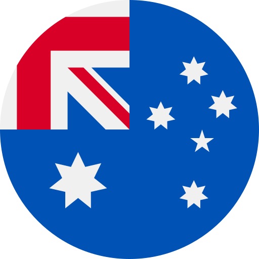 australia Flags Rounded icono