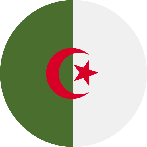 algerije Flags Rounded icoon