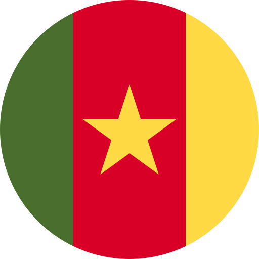 camerun Flags Rounded icona