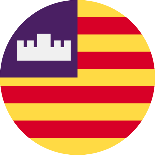 ilhas baleares Flags Rounded Ícone