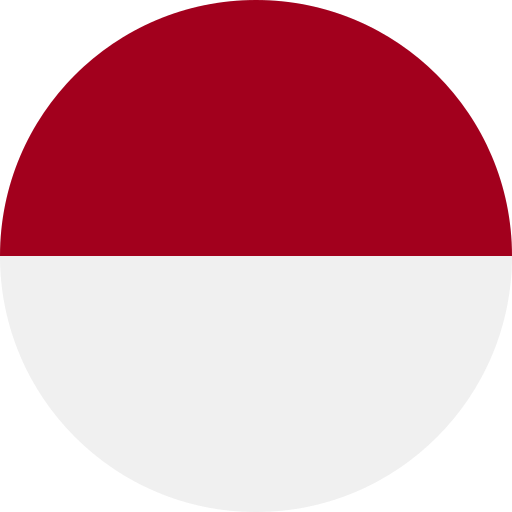 indonesia Flags Rounded icono