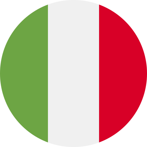 italie Flags Rounded Icône