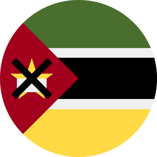 mozambique Flags Rounded Icône