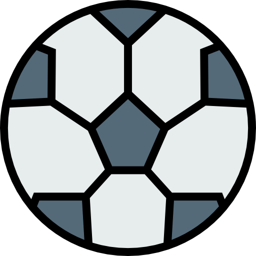 fußball Detailed Straight Lineal color icon