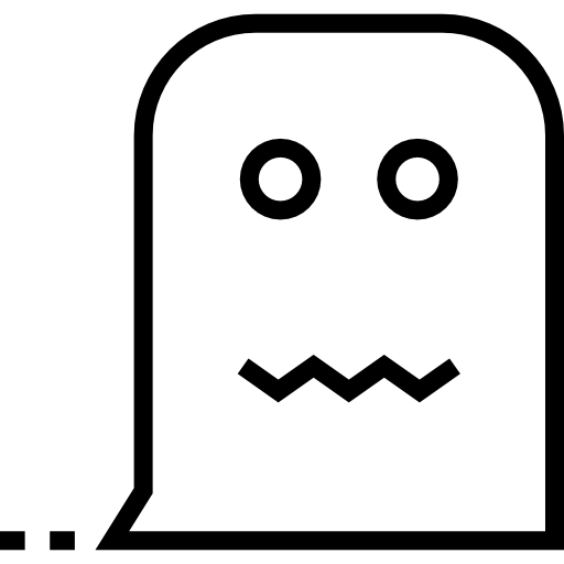 fantasma Detailed Straight Lineal icono