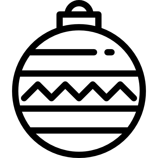 Bauble Detailed Rounded Lineal icon