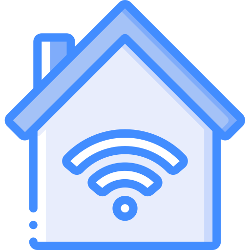 Wi-fi Basic Miscellany Blue Ícone