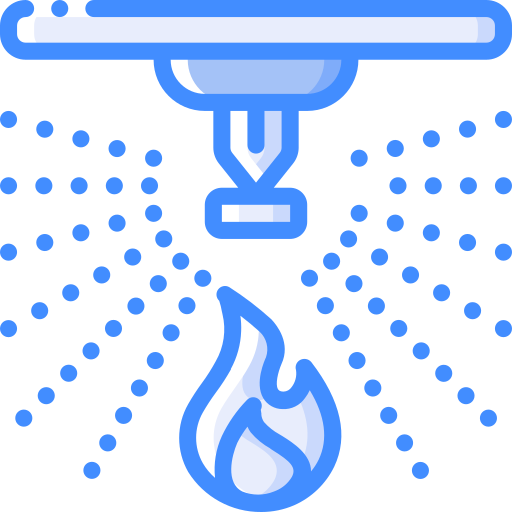 スプリンクラー Basic Miscellany Blue icon