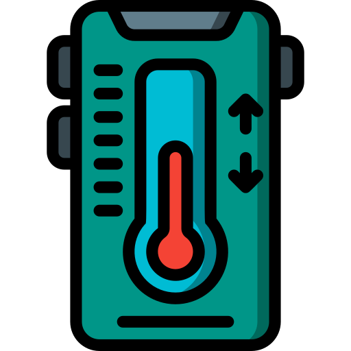 thermostat Basic Miscellany Lineal Color icon