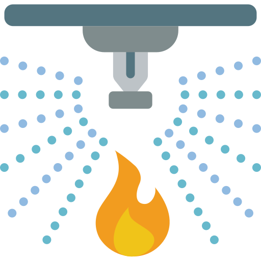Sprinklers Basic Miscellany Flat icon