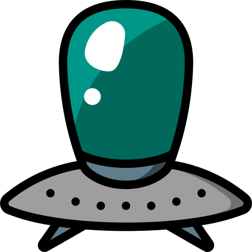 Space ship Basic Miscellany Lineal Color icon