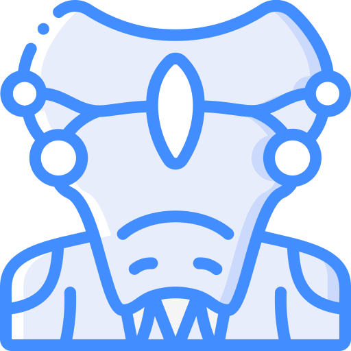 Alien Basic Miscellany Blue icon