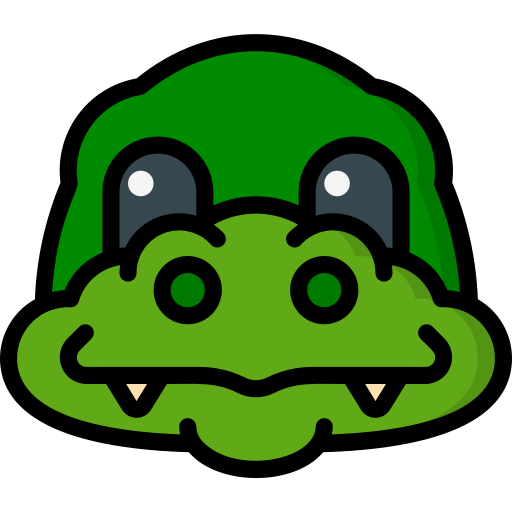 krokodyl Basic Miscellany Lineal Color ikona