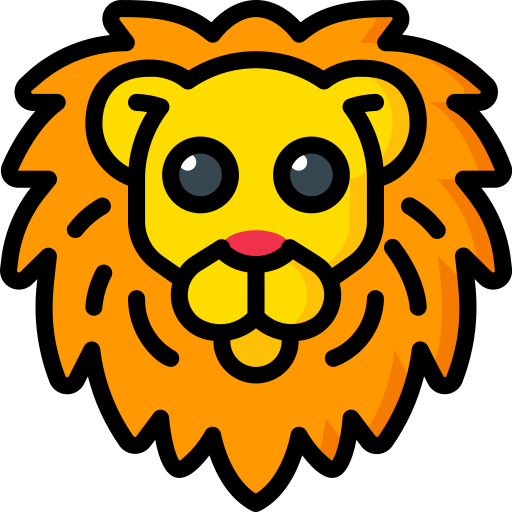 Lion Basic Miscellany Lineal Color icon