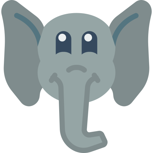 elefante Basic Miscellany Flat icona
