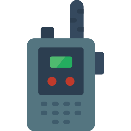 walkie-talkie Basic Miscellany Flat icoon