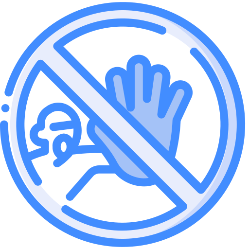 출입 불가 Basic Miscellany Blue icon
