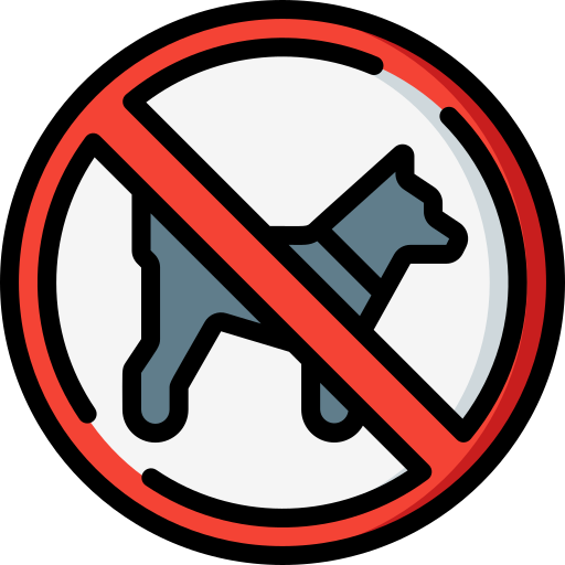 No pets Basic Miscellany Lineal Color icon