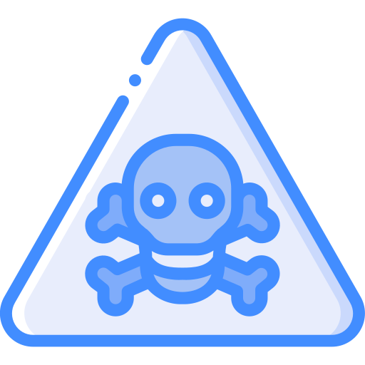 giftig Basic Miscellany Blue icoon